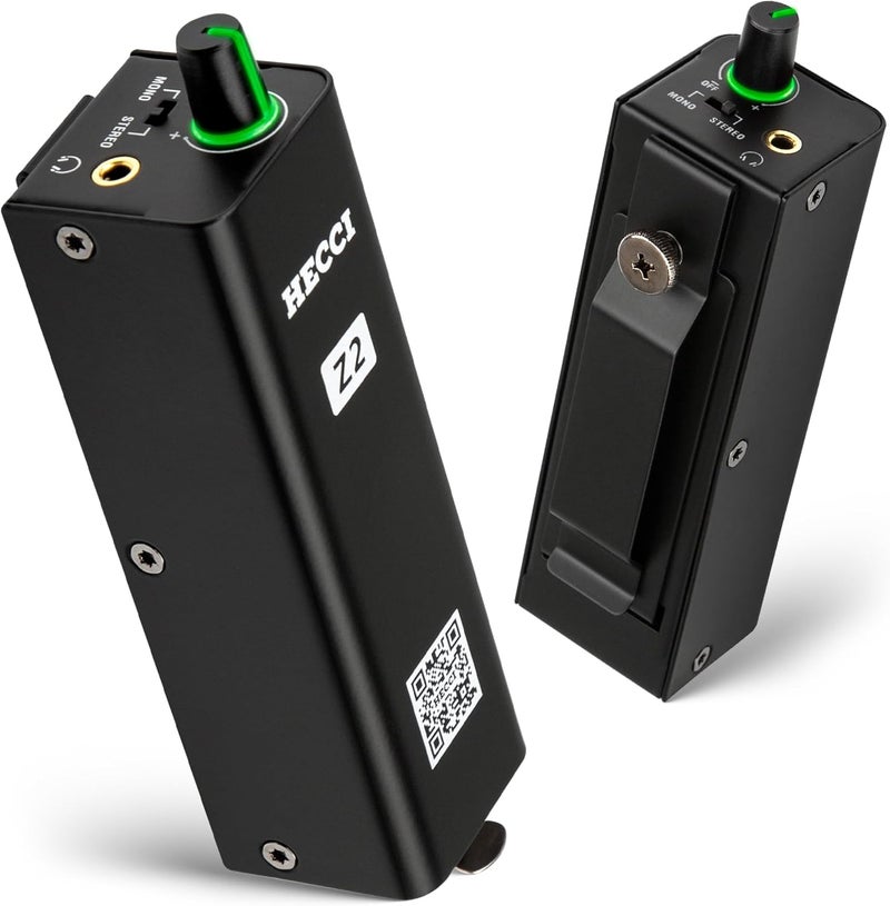 HECCI Z2 Wired Portable in Ear Monitor Amplifier, Headphone Amp with XLR and TRS Output, Headphone Amplifier with Stereo/Mono Switch for Keyboardists, Drummers, Guitar - Image 1